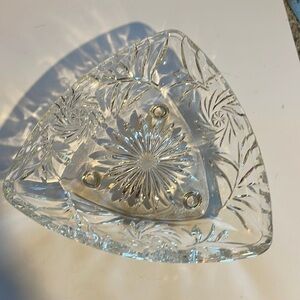 Vintage Pressed Glass, Footed Candy Dish - Used